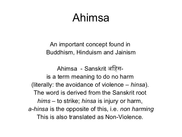 ahimsa meaning