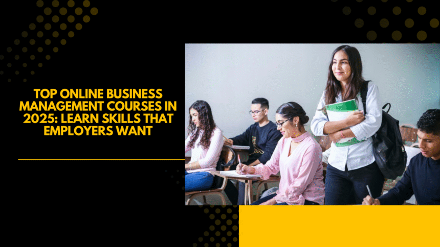 Online Business Management Courses