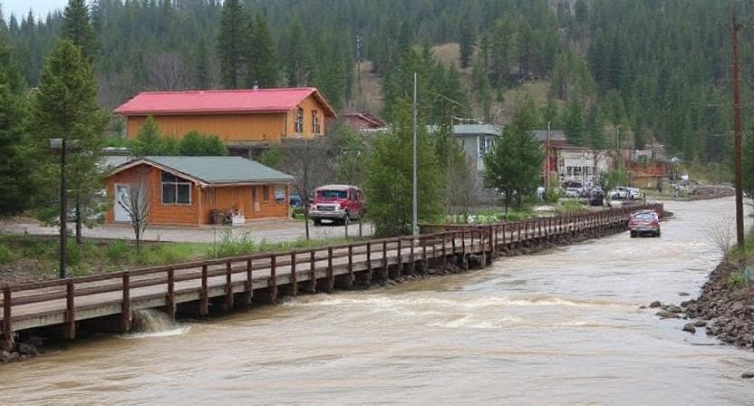 Ruidoso New Mexico Flash Flooding