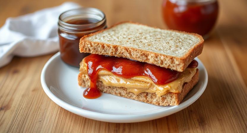 Jams Peanut Butter Sandwich
