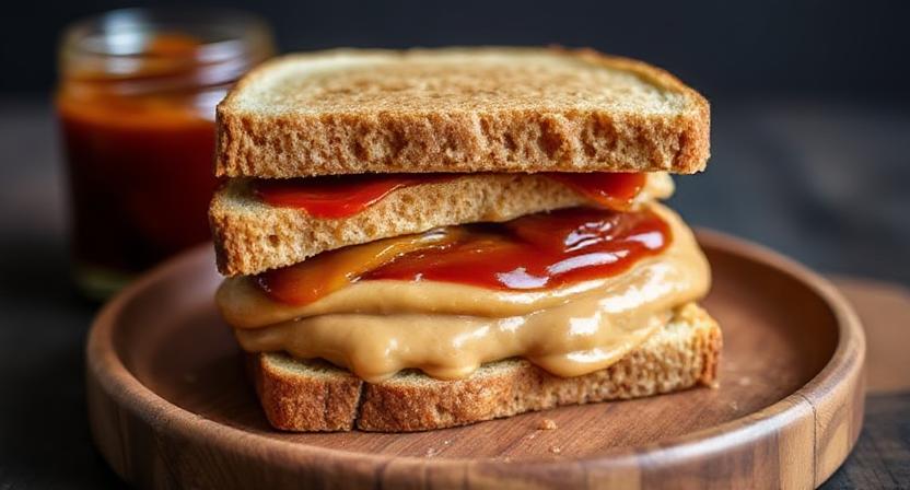 Jams Peanut Butter Sandwich